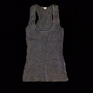 Y2k silver anemone tank top! ❤️‍🔥